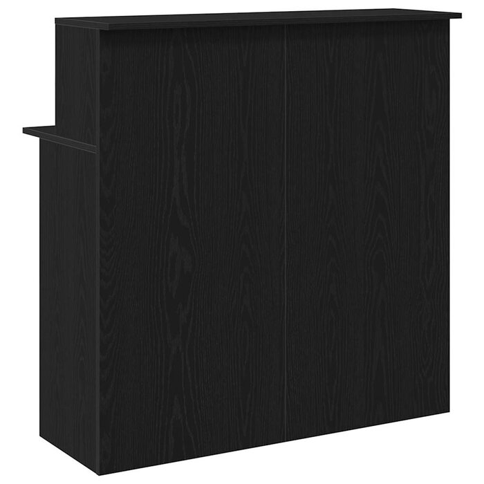 Vidaxl Moderne Empfangstheke 100x50x103,5 cm - Schwarz - bis zu 30% sparen!