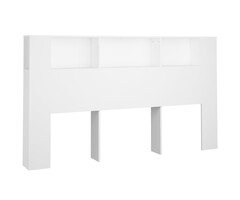 Vidaxl Kopfteil-Regal Weiß 180x104,5 cm - Platzsparend & bis zu 34% sparen