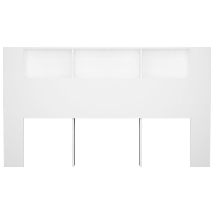 Vidaxl Kopfteil-Regal Weiß 180x104,5 cm - Platzsparend & bis zu 34% sparen