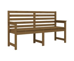 Vidaxl Gartenbank aus Kiefernholz honigbraun - Bis zu 30 % Rabatt