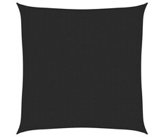 Vidaxl Sonnensegel 2,5 x 2,5 m quadratisch, Schwarz - bis zu 31% Rabatt