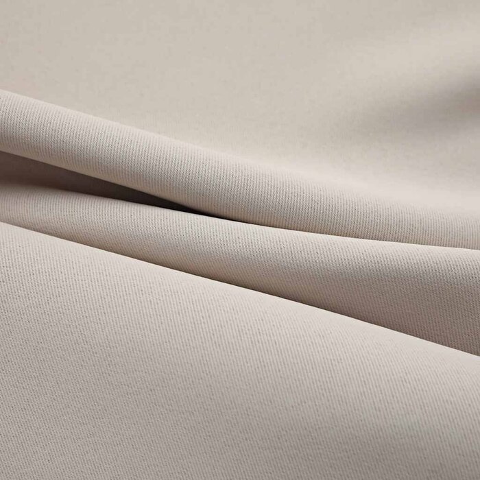Vidaxl Verdunkelungsvorhang 140x175cm, Beige - 2er-Set - bis zu 33% reduziert