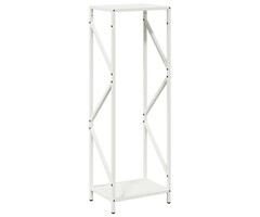 Vidaxl Kaminholzregal Stahl Weiß 34x25x100 cm - Jetzt bis zu 36% Rabatt sichern