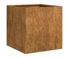 Vidaxl Edler Pflanzkübel aus wetterfestem Stahl, 40x40x40 cm - bis zu 7% sparen