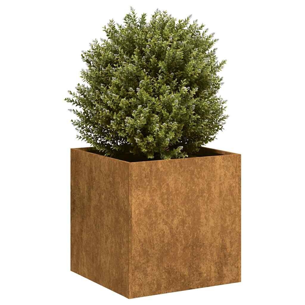 Vidaxl Edler Pflanzkübel aus wetterfestem Stahl, 40x40x40 cm - bis zu 7% sparen