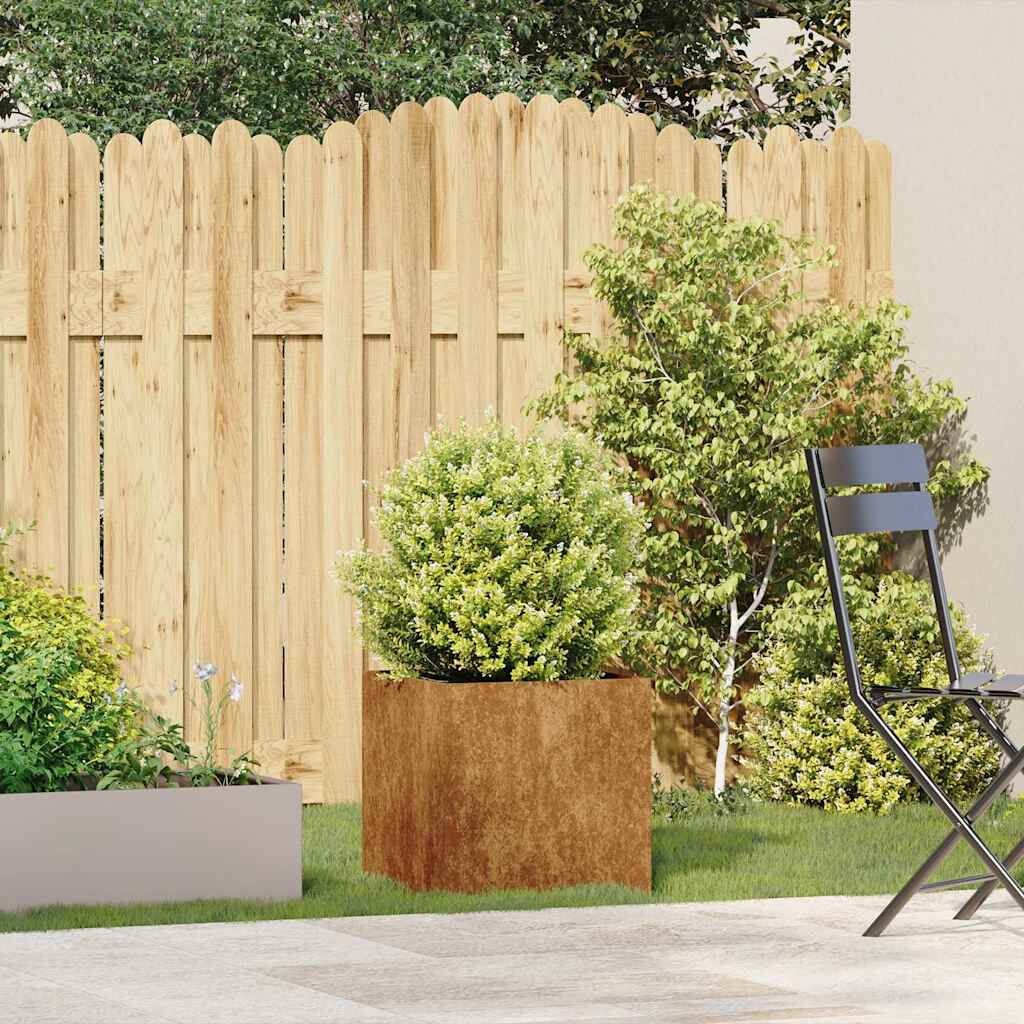 Vidaxl Edler Pflanzkübel aus wetterfestem Stahl, 40x40x40 cm - bis zu 7% sparen