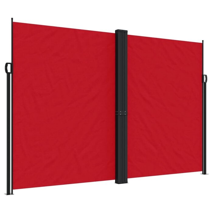 Vidaxl Ausziehbare Seitenmarkise 220x600 cm Rot - Bis zu 35% Rabatt