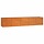 Hochbeet aus Cortenstahl 400x80x77cm - Rostfarben - bis zu 35% Rabatt