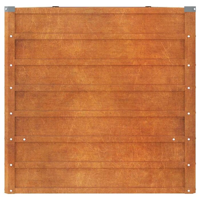 Vidaxl Hochbeet aus Cortenstahl 400x80x77cm - Rostfarben - bis zu 35% Rabatt