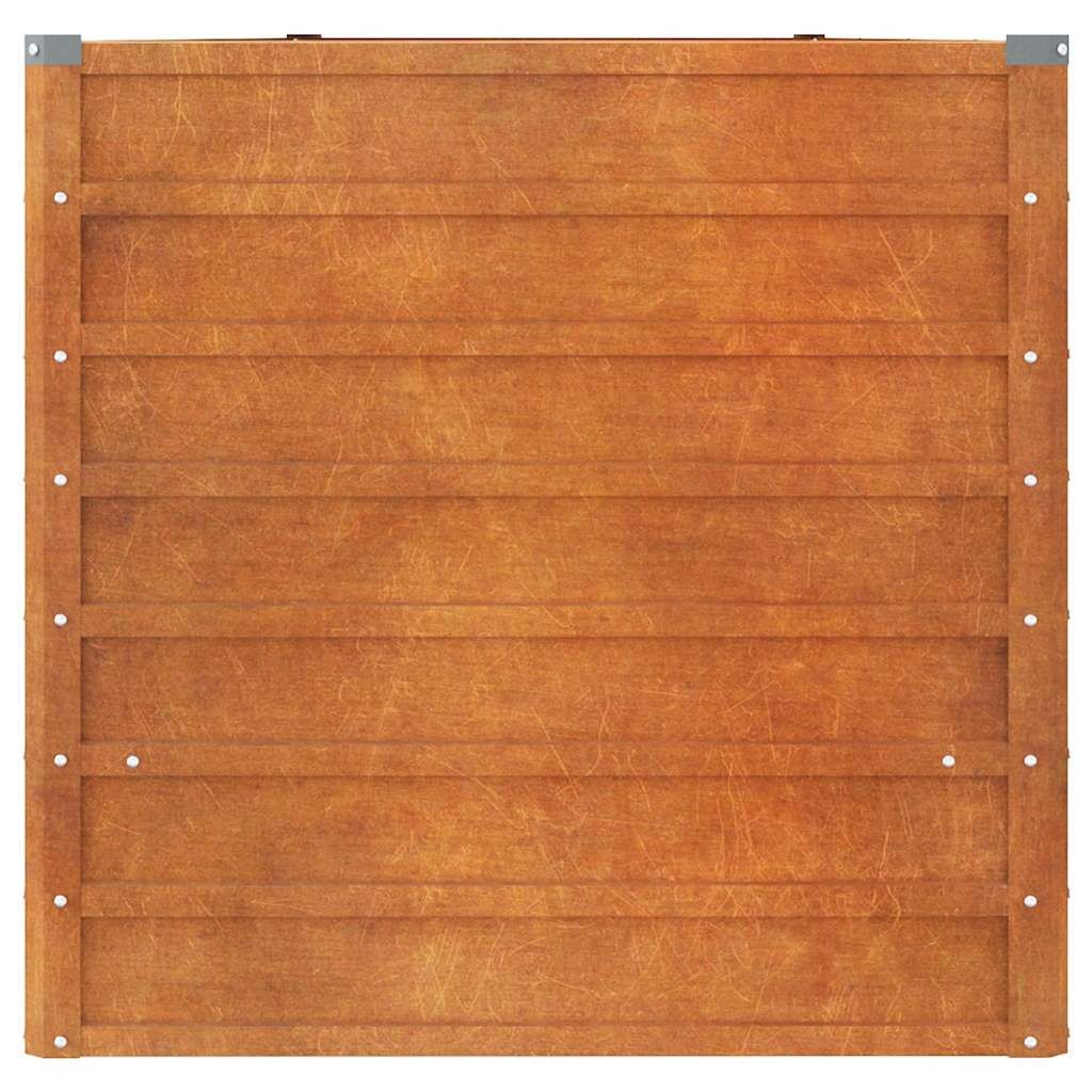 Vidaxl Hochbeet aus Cortenstahl 400x80x77cm - Rostfarben - bis zu 35% Rabatt