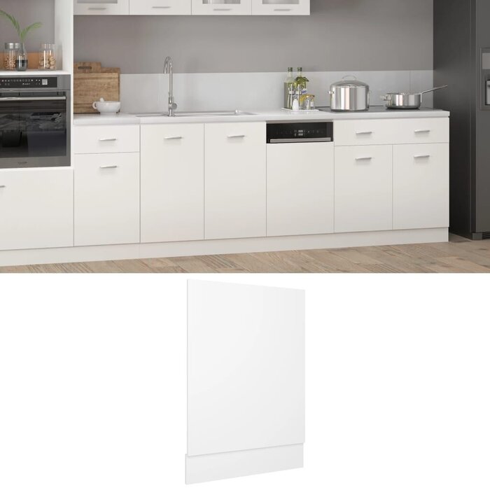 Vidaxl Geschirrspülerfront Lyon 45x67cm Weiß - Jetzt bis zu 28% Rabatt sparen