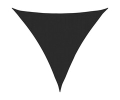 Vidaxl Sonnensegel 3x3x3m HDPE in Schwarz - bis zu 33% Rabatt