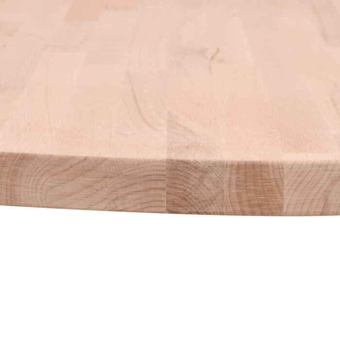 Vidaxl Massive Buchenholz-Tischplatte Ø 60 cm | Sparen Sie bis zu 33% im Outlet
