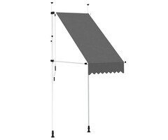 Vidaxl Manuelle Markise 100 cm Anthrazit - Sonnenschutz für Balkon - bis zu 34% sparen