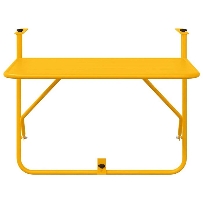 Vidaxl Klappbarer Balkon-Hängetisch, 60x39 cm, Gelb - bis zu 29% sparen
