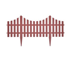 Vidaxl Beetbegrenzung 10 Meter, 17-teilig, Braun - Bis zu 32% günstiger