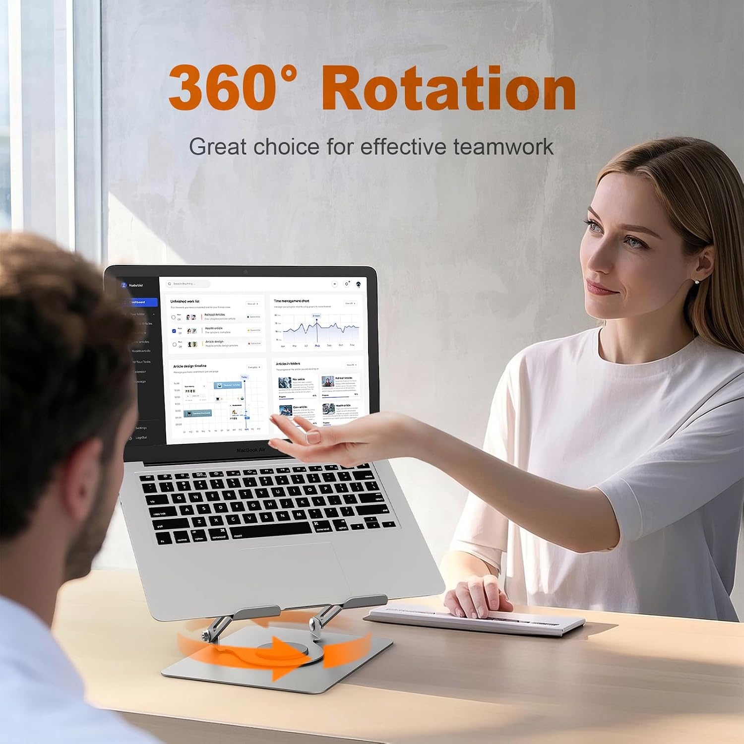 Aluminium Laptopständer - Höhenverstellbar & Faltbar - Sparen Sie bis zu 26%