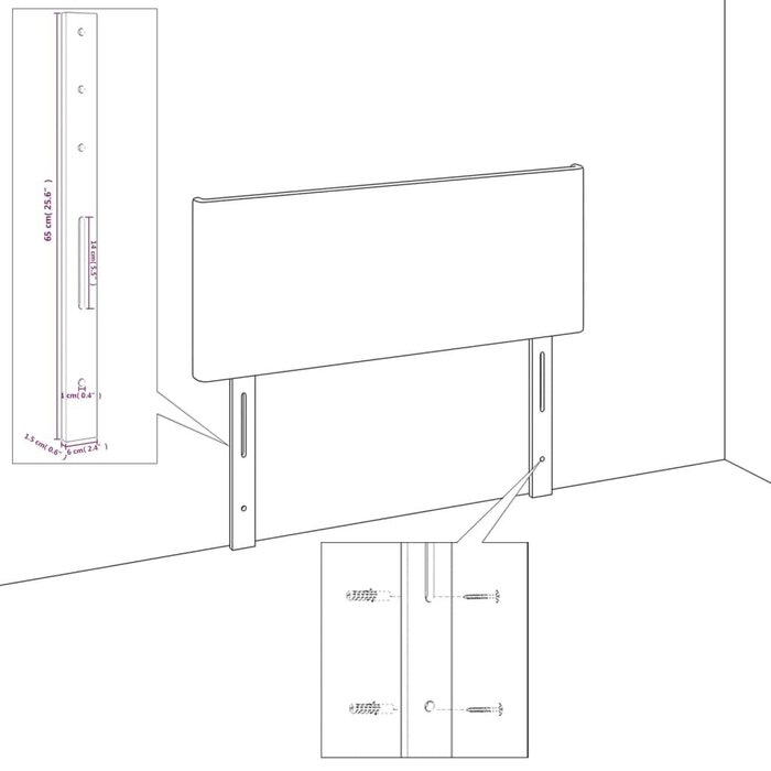 Vidaxl 2er-Set Bettkopfteil 90x78/88cm Dunkelgrau - bis zu 34% Rabatt