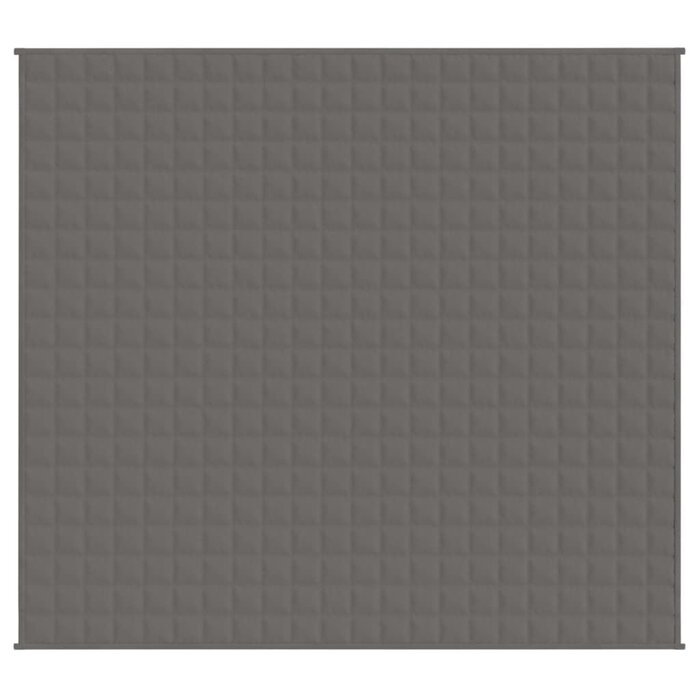 Vidaxl Gewichtsdecke 200x220 cm 9 kg - Grau - Jetzt bis zu 34% günstiger