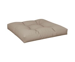 Vidaxl Palettenkissen 70x70x12 cm Taupe - Jetzt bis zu 28% Rabatt sichern