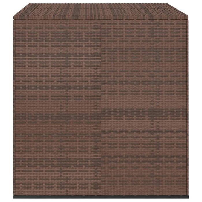 Vidaxl Große Gartenbox aus PE-Rattan, Braun - jetzt bis zu 34% günstiger