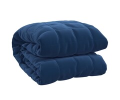 Vidaxl Große Gewichtsdecke 220x235 cm, 11 kg - Blau - bis zu 34% sparen