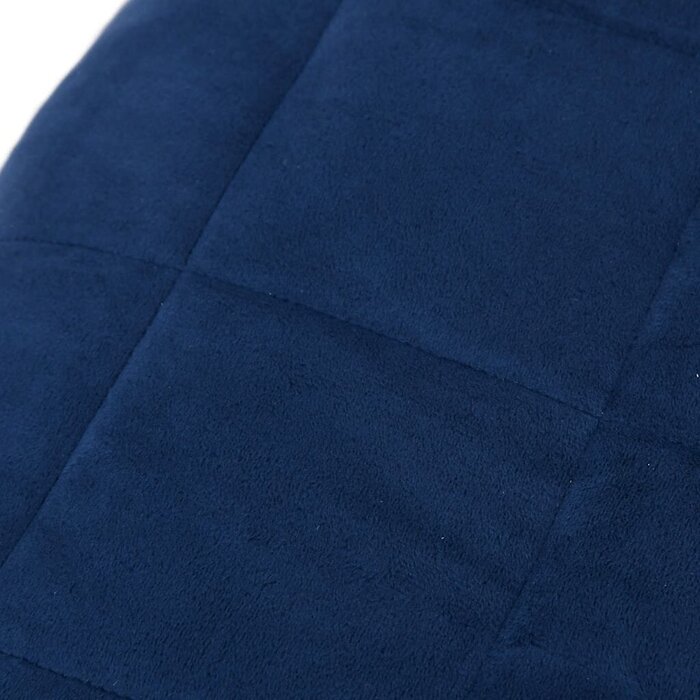 Vidaxl Große Gewichtsdecke 220x235 cm, 11 kg - Blau - bis zu 34% sparen