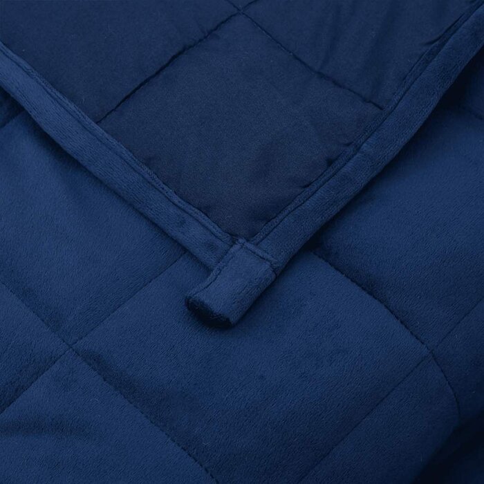 Vidaxl Große Gewichtsdecke 220x235 cm, 11 kg - Blau - bis zu 34% sparen