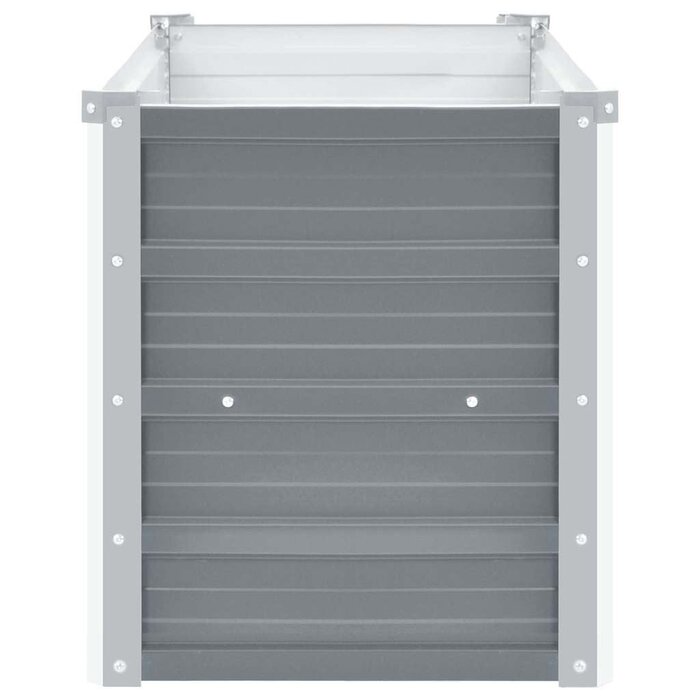 Vidaxl Robustes Hochbeet aus verzinktem Stahl, 100x40x45 cm - bis zu 27% sparen
