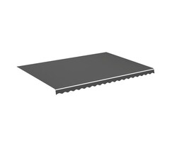 Vidaxl Markisenstoff Ersatzbespannung 5 x 3,5 m Anthrazit - bis zu 30% Rabatt