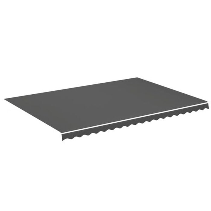 Vidaxl Markisenstoff Ersatzbespannung 5 x 3,5 m Anthrazit - bis zu 30% Rabatt
