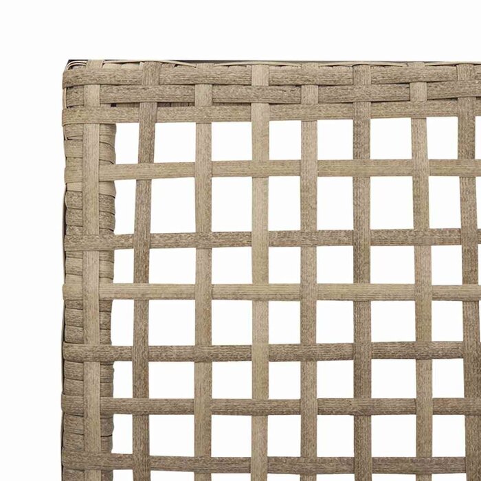 Vidaxl Poly-Rattan Gartenstuhl 2er-Set - Beige - bis zu 34% sparen