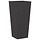 Design Pflanzkübel aus Stahl 35x35x75 cm - Schwarz - bis zu 29% Rabatt