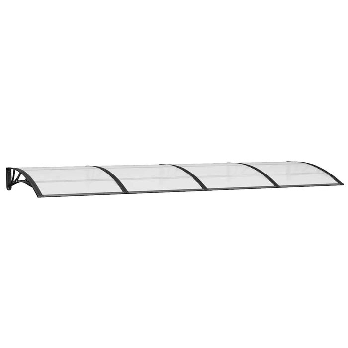 Vidaxl Großes Türvordach 350x100 cm Schwarz - Outlet bis zu 33% reduziert