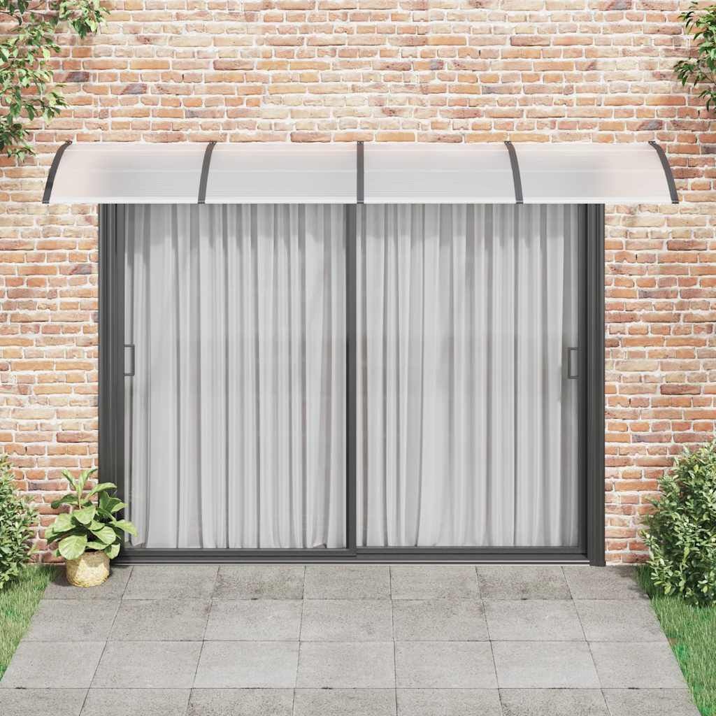 Vidaxl Großes Türvordach 350x100 cm Schwarz - Outlet bis zu 33% reduziert