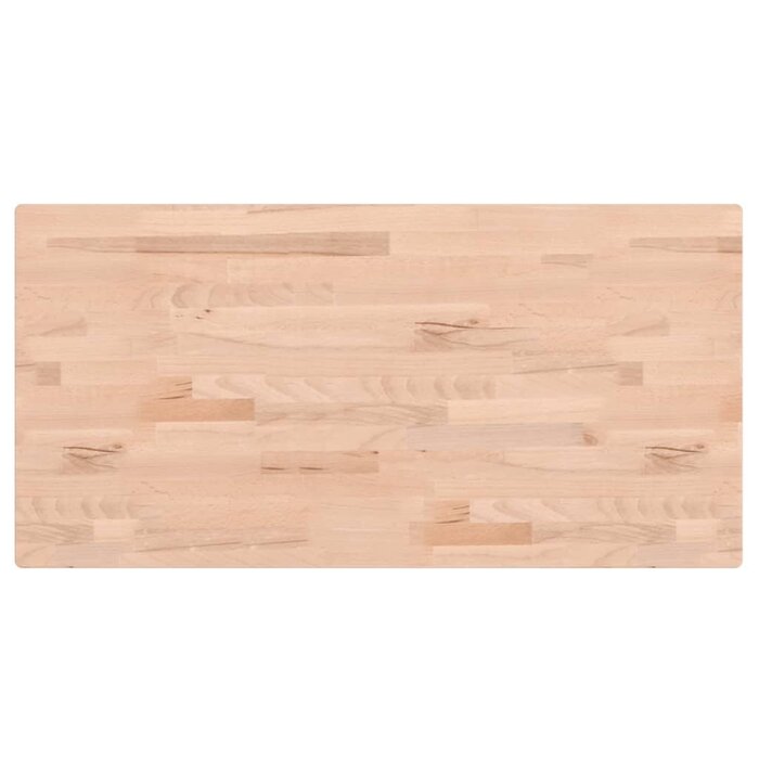 Vidaxl Massive Buchenholz-Tischplatte 80x40 cm - Outlet-Angebot bis zu 33% sparen