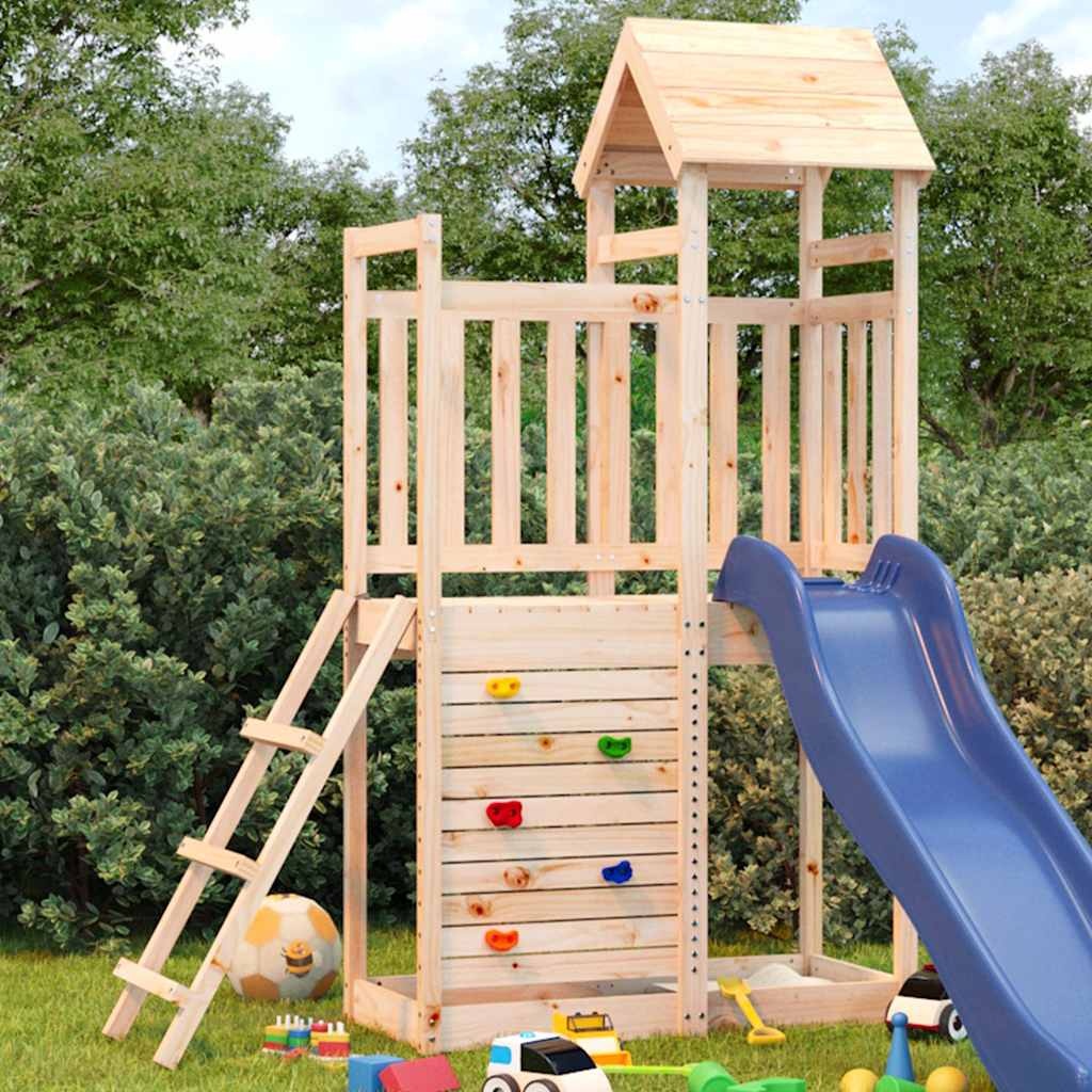 Vidaxl Spielturm aus Kiefernholz - Kletterspaß für den Garten - bis zu 35% Rabatt