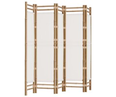 Vidaxl Spanische Wand 5-Panel Bambus 200x180cm Creme - bis zu 41% Rabatt