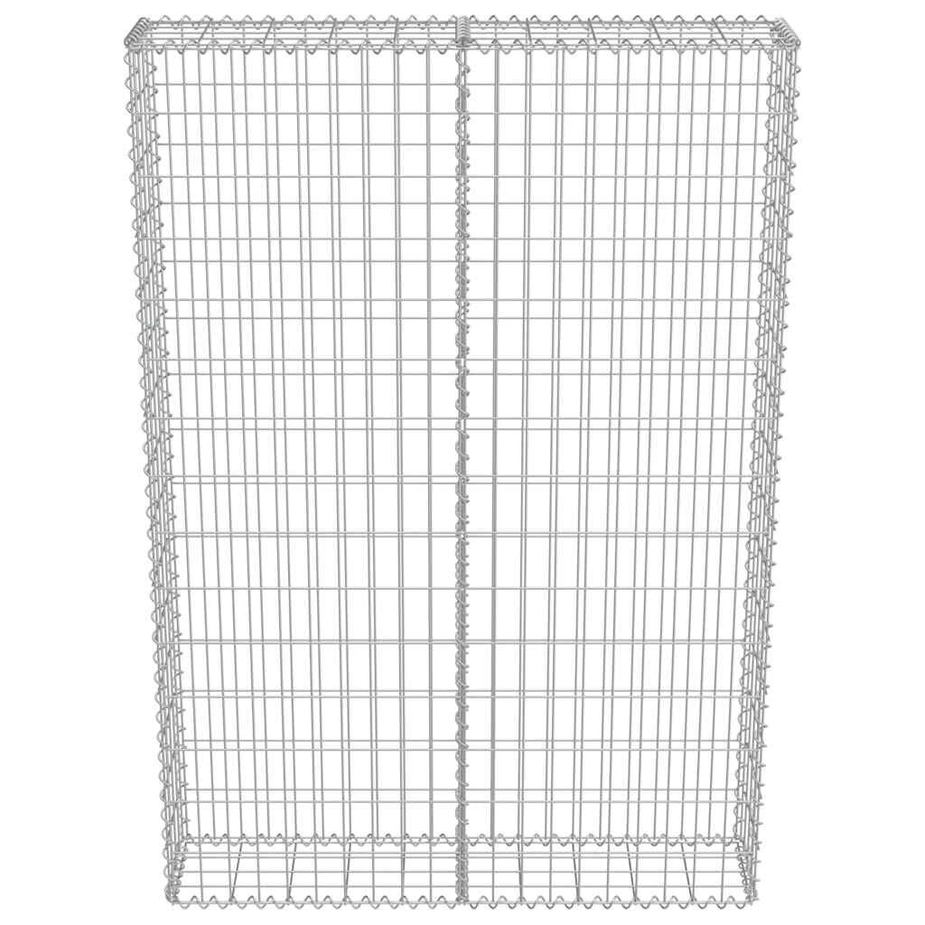 Vidaxl Gabionenwand 100x20x150 cm - Verzinkter Stahl - Outlet bis zu 34% reduziert