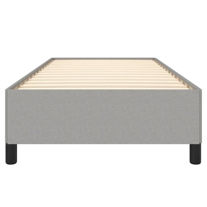 Vidaxl Bettgestell 90x200 cm Stoff hellgrau - Jetzt bis zu 47% Rabatt sichern
