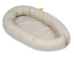 Viking Choice Babynestchen 82x54 cm, 100% Baumwolle - Beige Kariert - bis zu 56% Rabatt