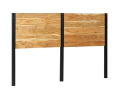 Vidaxl Bett-Kopfteil Akazie & Eisen 160 cm - Massivholz - bis zu 79% reduziert