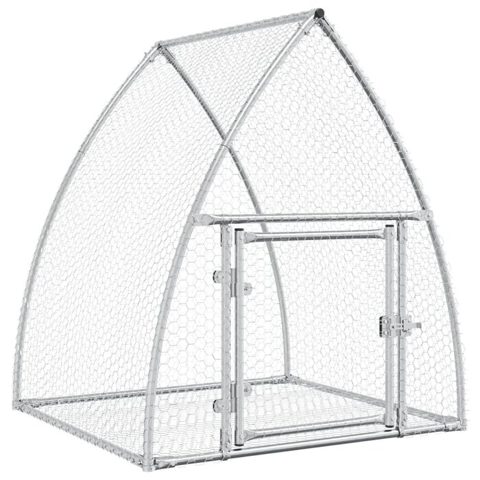 Vidaxl Geräumiger Kleintierstall 105x100x120 cm aus verzinktem Stahl - bis zu 29% Rabatt