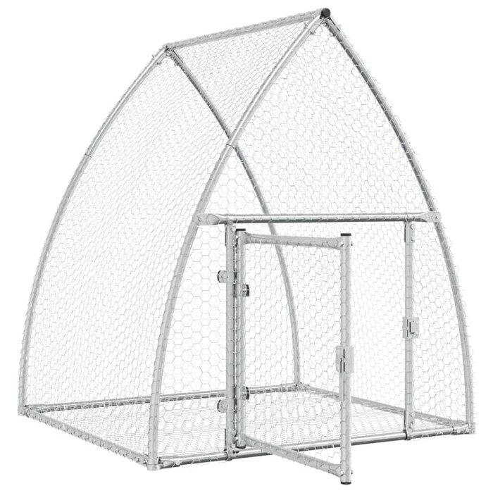 Vidaxl Geräumiger Kleintierstall 105x100x120 cm aus verzinktem Stahl - bis zu 29% Rabatt
