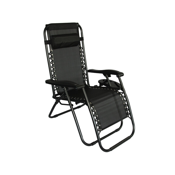 Viking Choice Ergonomische Gartenliege Schwarz - Jetzt bis zu 33% Rabatt sichern