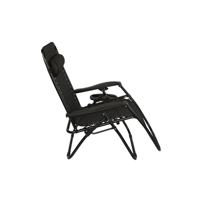Viking Choice Ergonomische Gartenliege Schwarz - Jetzt bis zu 33% Rabatt sichern