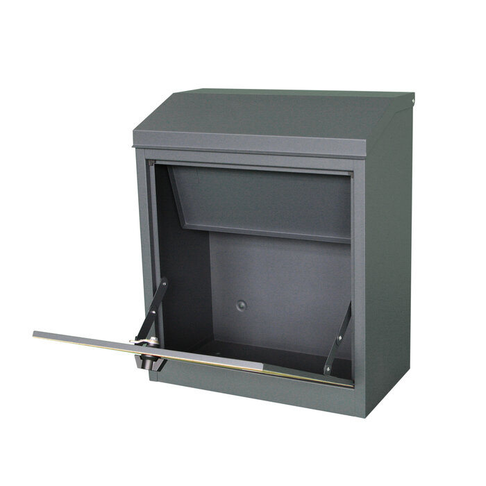 Viking Choice Paketbriefkasten Metall Anthrazit Holzoptik - bis zu 34% sparen