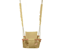 Viking Choice Babyschaukel aus Baumwolle & Holz - Creme - bis zu 33% Rabatt