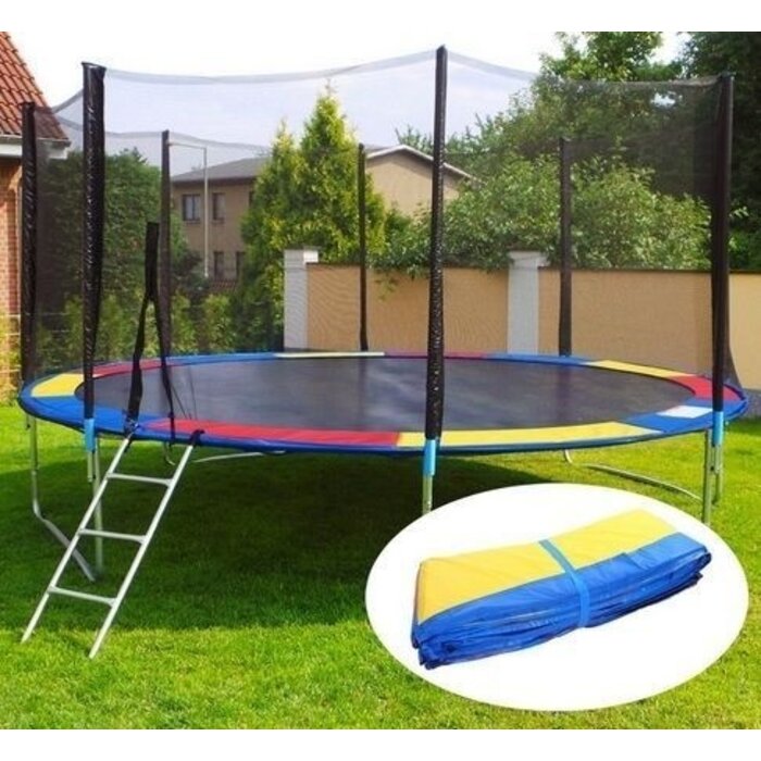 Viking Choice Bunte Trampolin Randabdeckung 244 cm - Wetterfest - Jetzt bis zu 32% günstiger