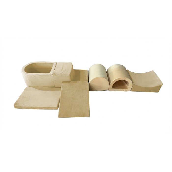 Viking Choice Schaumstoff-Spielset 7-teilig mit Bällebad & 100 Bällen - Beige - bis zu 35% Rabatt